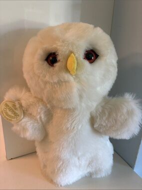 Vintage 1985 Heritage Collection Ganz Bros Plush Snowy Owl Hand Puppet